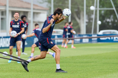 Fotos del primer entrenamiento de pretemporada de Osasuna