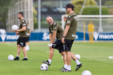 Fotos del primer entrenamiento de pretemporada de Osasuna