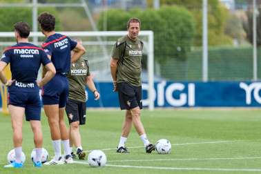 Fotos del primer entrenamiento de pretemporada de Osasuna