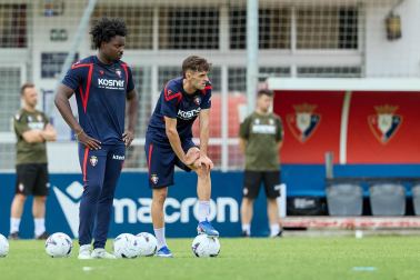 Fotos del primer entrenamiento de pretemporada de Osasuna