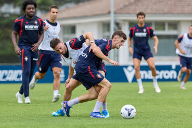 Fotos del primer entrenamiento de pretemporada de Osasuna