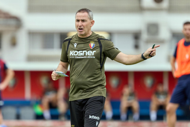 Fotos del primer entrenamiento de pretemporada de Osasuna