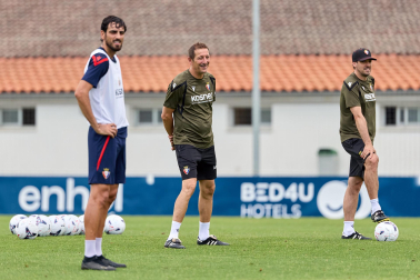 Fotos del primer entrenamiento de pretemporada de Osasuna