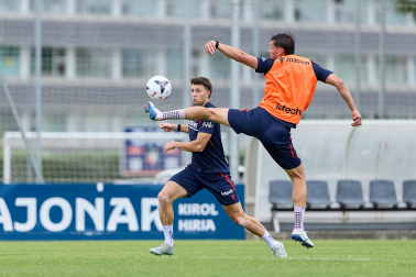 Fotos del primer entrenamiento de pretemporada de Osasuna