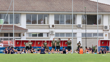 Fotos del primer entrenamiento de pretemporada de Osasuna