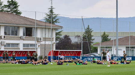 Fotos del primer entrenamiento de pretemporada de Osasuna