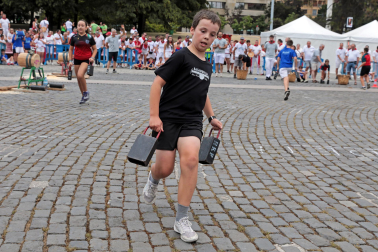Jornada de deporte rural con los más pequeños este viernes, 10 de julio, en la Plaza de los Fueros