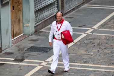 Fotos del quinto encierro de San Fermín 2026 en Pamplona