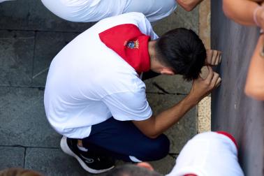 Fotos del quinto encierro de San Fermín 2026 en Pamplona