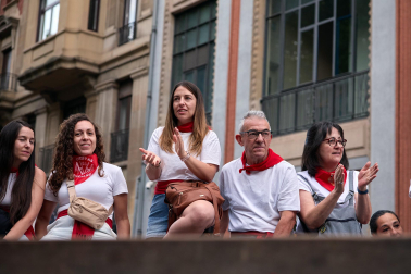 Fotos del quinto encierro de San Fermín 2026 en Pamplona