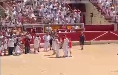 El corellano Luis Catalán Jiménez gana el concurso de recortadores de San Fermín 2026