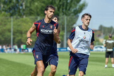 Fotos del entrenamiento de Osasuna en Tajonar