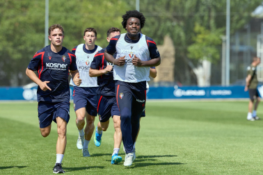Fotos del entrenamiento de Osasuna en Tajonar