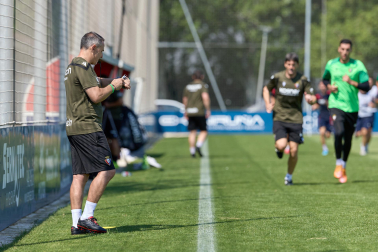 Fotos del entrenamiento de Osasuna en Tajonar