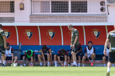 Fotos del entrenamiento de Osasuna en Tajonar