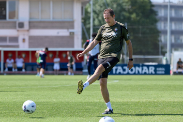 Fotos del entrenamiento de Osasuna en Tajonar