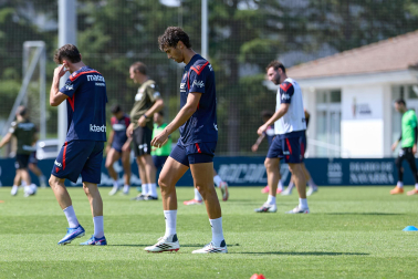Fotos del entrenamiento de Osasuna en Tajonar