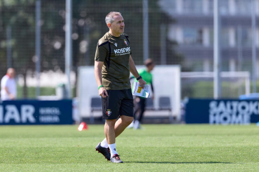 Fotos del entrenamiento de Osasuna en Tajonar