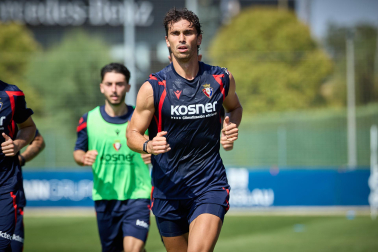 Fotos del entrenamiento de Osasuna en Tajonar