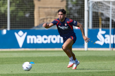 Fotos del entrenamiento de Osasuna en Tajonar