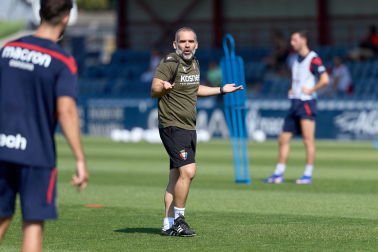 Fotos del entrenamiento de Osasuna en Tajonar