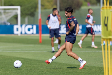 Fotos del entrenamiento de Osasuna en Tajonar