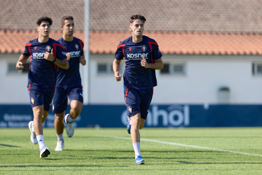 Fotos del entrenamiento de Osasuna en Tajonar