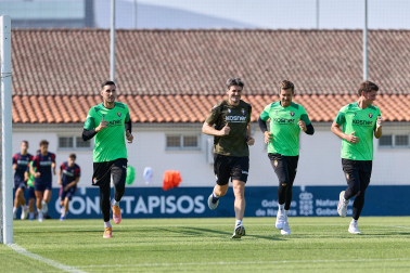 Fotos del entrenamiento de Osasuna en Tajonar