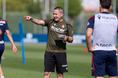 Fotos del entrenamiento de Osasuna en Tajonar