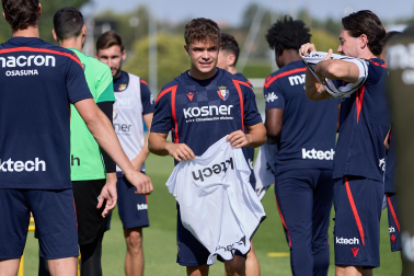 Fotos del entrenamiento de Osasuna en Tajonar