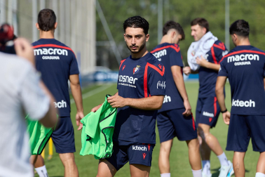 Fotos del entrenamiento de Osasuna en Tajonar