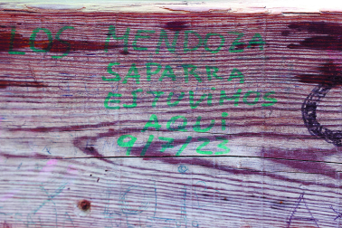 Mensajes en el vallado de los Sanfermines