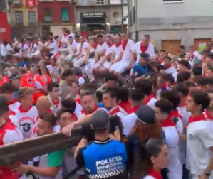 El recorrido, abarrotado