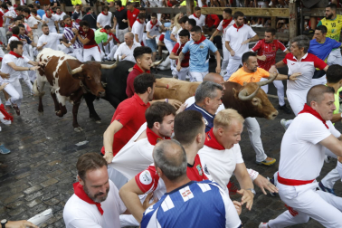 Fotos del sexto encierro de San Fermín 2026 en Pamplona
