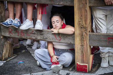 Fotos del sexto encierro de San Fermín 2026 en Pamplona