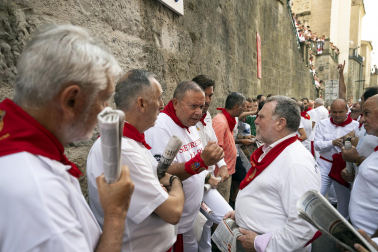 Fotos del sexto encierro de San Fermín 2026 en Pamplona