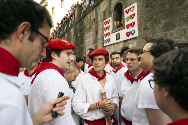 Fotos del sexto encierro de San Fermín 2026 en Pamplona