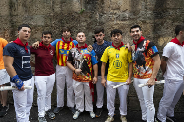 Fotos del sexto encierro de San Fermín 2026 en Pamplona