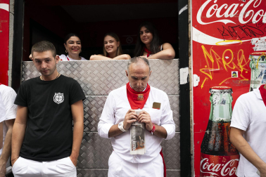 Fotos del sexto encierro de San Fermín 2026 en Pamplona