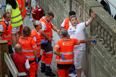 Fotos del sexto encierro de San Fermín 2026 en Pamplona