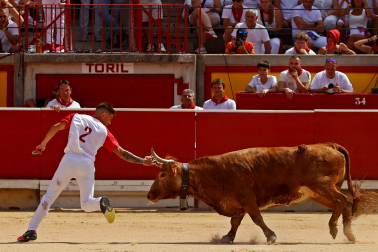 Concurso de anillas de San Fermín 2026 en la plaza de toros de Pamplona
