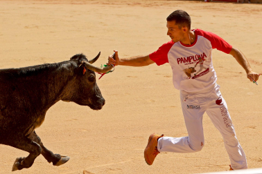 Concurso de anillas de San Fermín 2026 en la plaza de toros de Pamplona