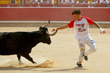 Concurso de anillas de San Fermín 2026 en la plaza de toros de Pamplona