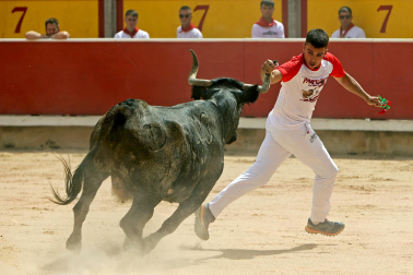 Concurso de anillas de San Fermín 2026 en la plaza de toros de Pamplona