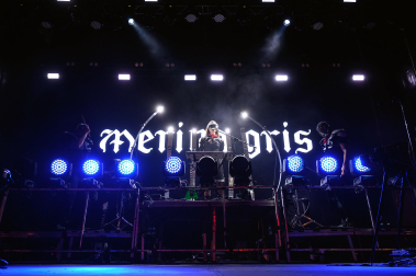 Fotos del concierto de Merina Gris en la plaza del Castillo