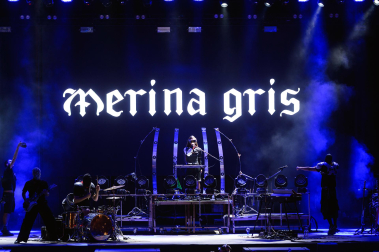 Fotos del concierto de Merina Gris en la plaza del Castillo