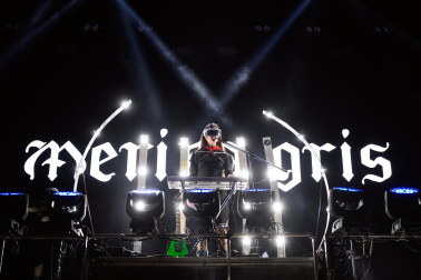 Fotos del concierto de Merina Gris en la plaza del Castillo