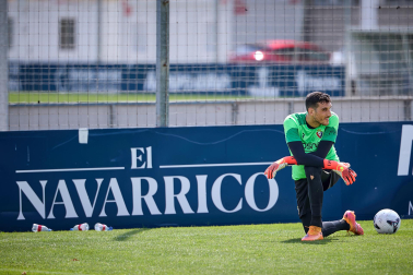 Fotos del entrenamiento de Osasuna en Tajonar de este lunes