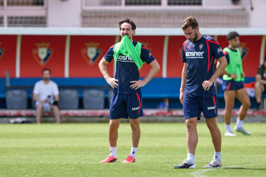 Fotos del entrenamiento de Osasuna en Tajonar de este lunes