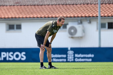 Fotos del entrenamiento de Osasuna en Tajonar de este lunes